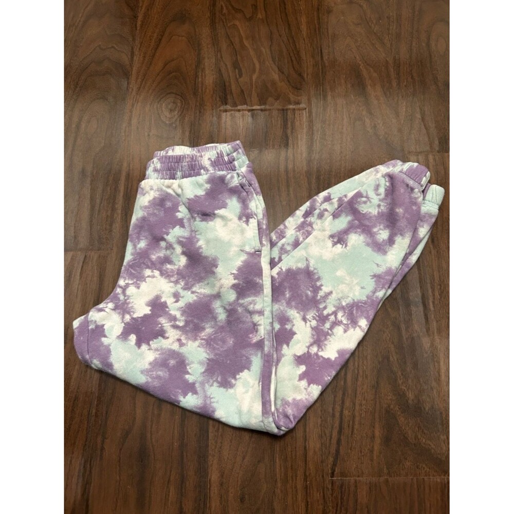 art class Purple & Mint Tie-Dye Jogger Pants Youth